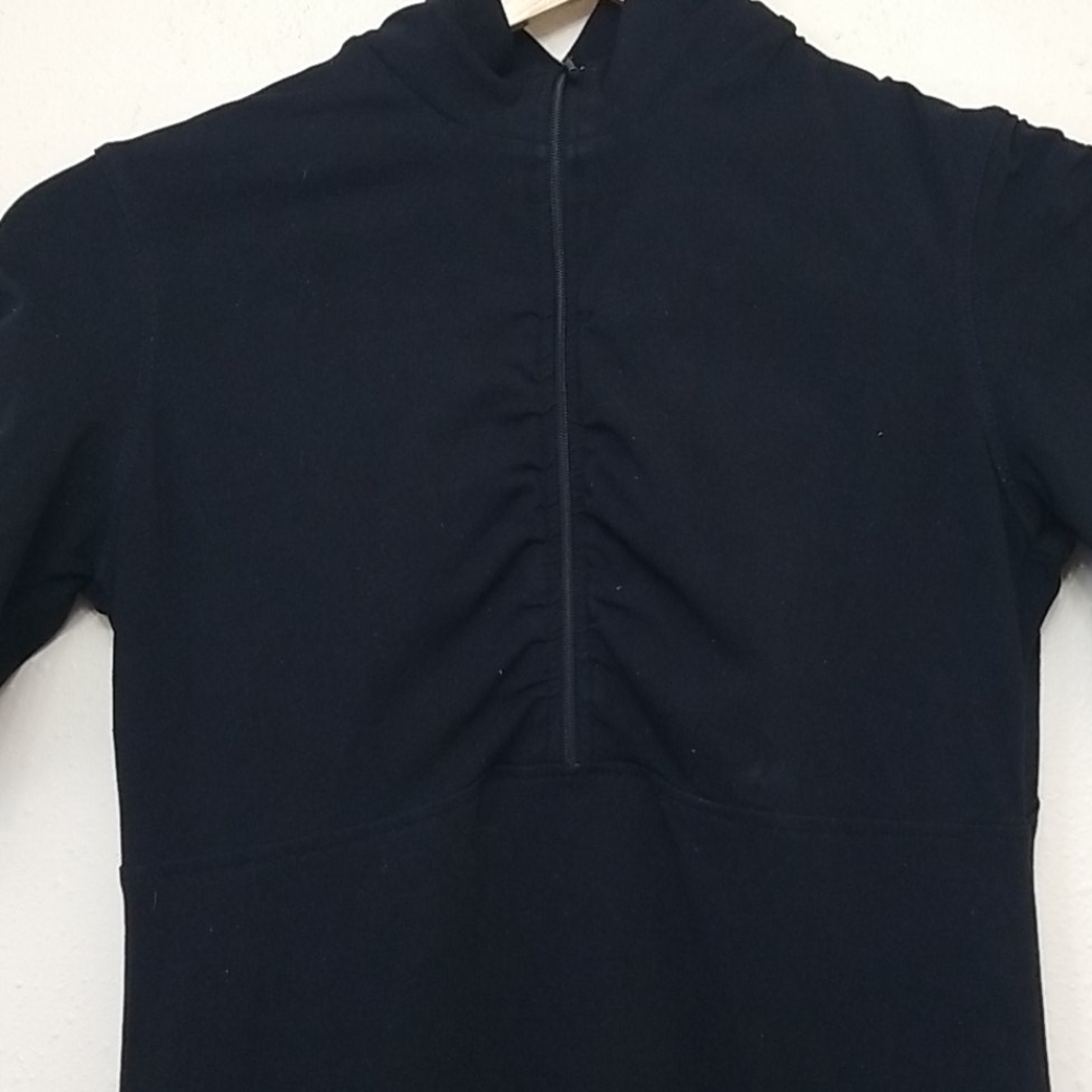 Athleta Shir Delight Black Short Sleeve Dress XS - Picture 3 of 6